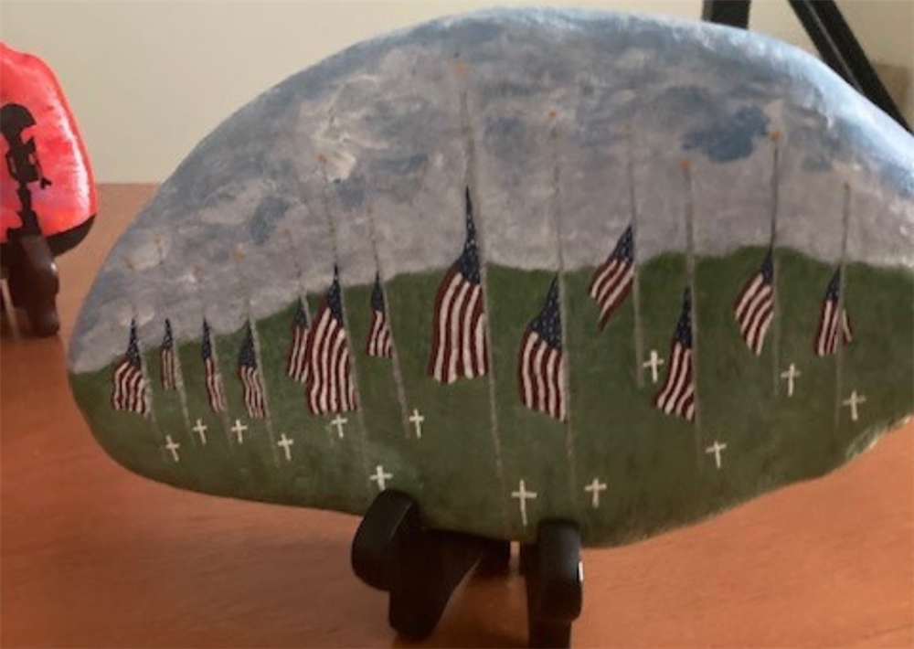 "I had this one made when we lost 13 Marines during the withdrawal of Afghanistan," said Gonzalez.